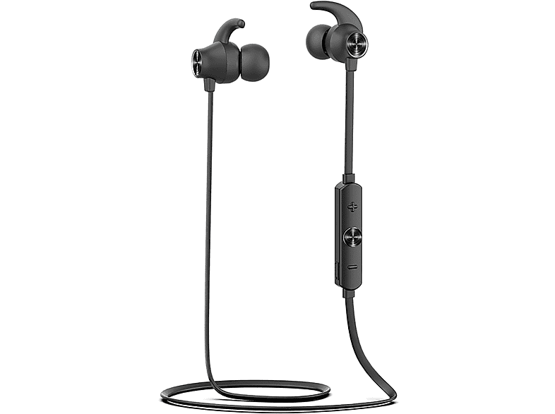 AIWA ESTBT-400BK, Neckband Kopfhörer Bluetooth Schwarz