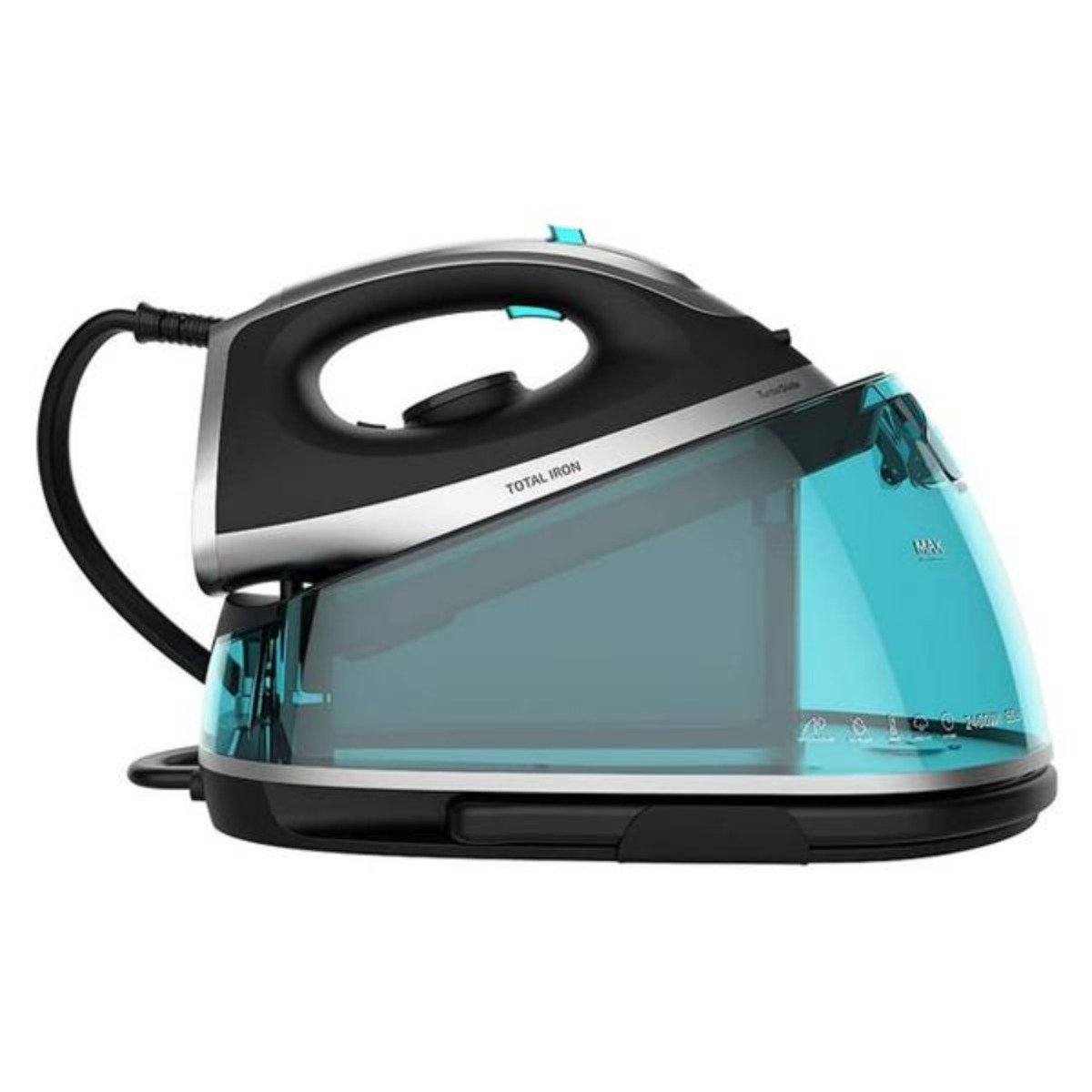 Centro de planchado - Centro de planchado Total Iron 7000 SteamPro CECOTEC, 135 g/mg/min, 2 l, Negro