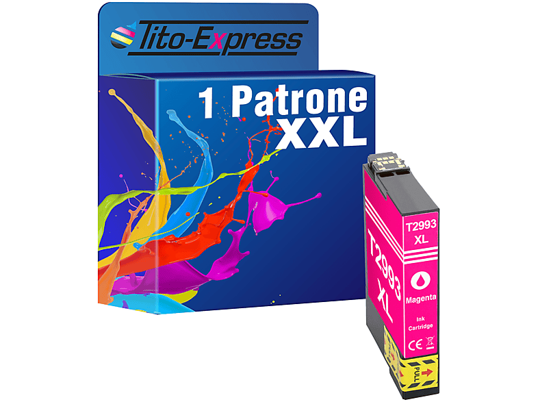 T2993 Epson Patrone 29XL (C13T29934010) ersetzt TITO-EXPRESS Tintenpatrone 1 PLATINUMSERIE Magenta