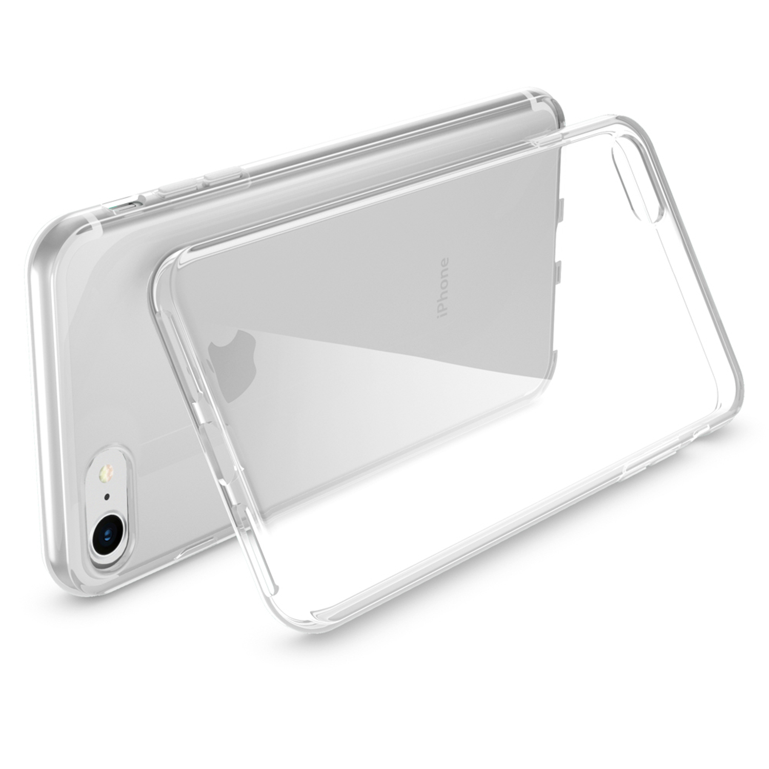 NALIA Klare Silikon Hülle, Backcover, Apple, (2020), iPhone 8 iPhone Transparent 7 iPhone SE