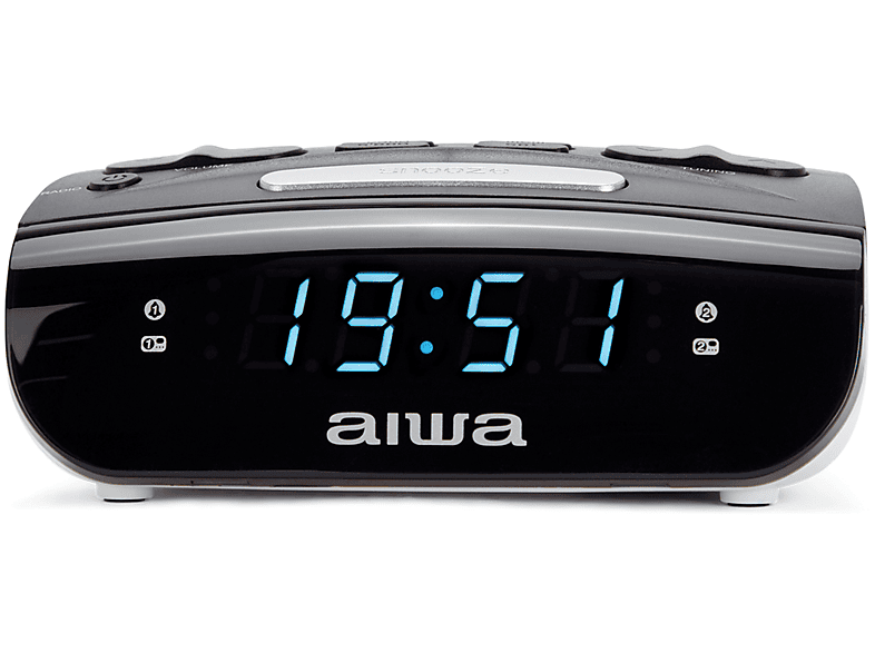 AIWA CR-15 Radiowecker, FM, Schwarz