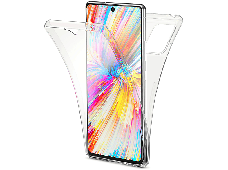 NALIA Klare Grad 360 Transparent Samsung, Silikon Galaxy Hülle, Backcover, S10 Lite