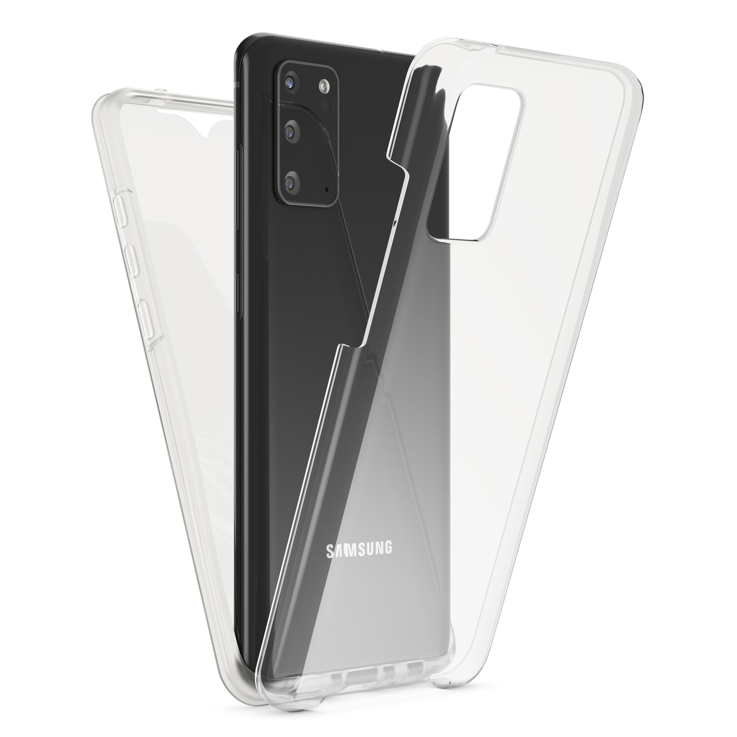 NALIA Klare Backcover, Samsung, S20, Hülle, 360 Grad Galaxy Transparent