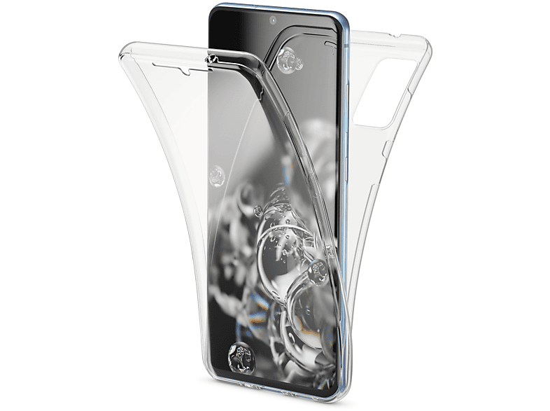 NALIA Klare 360 Grad S20, Galaxy Hülle, Backcover, Silikon Transparent Samsung