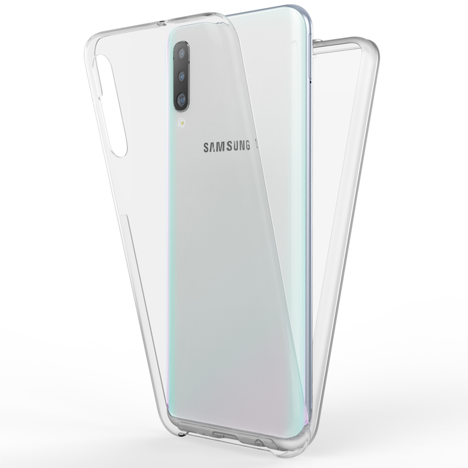 Grad Galaxy A70, NALIA Backcover, Hülle, Transparent 360 Klare Samsung,