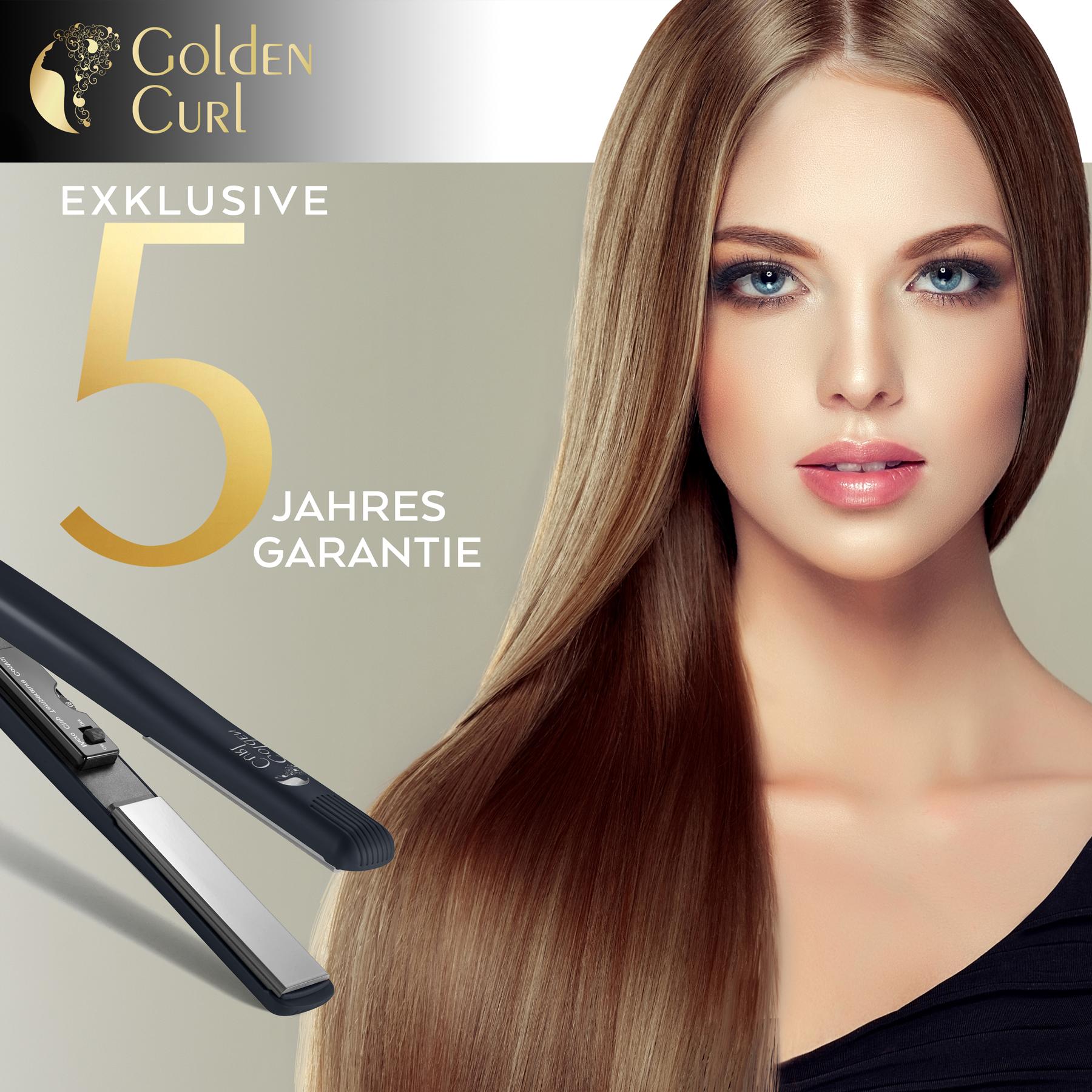 GOLDEN CURL GL (Silver) 10 Hair Temperaturstufen: 829 Glätteisen Straightener