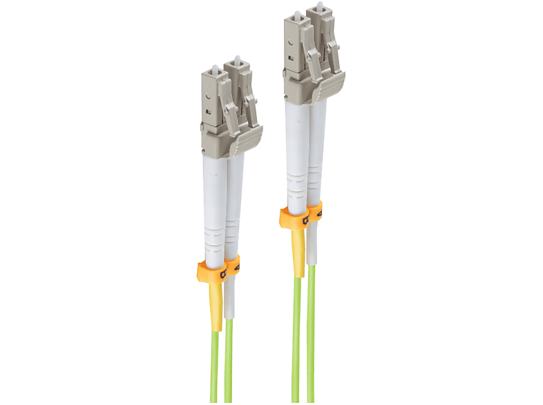 SHIVERPEAKS Duplex Patchkabel LC/LC 50/125µ, OM5, lindgrün, 5m, Duplex Patchkabel, 5 m