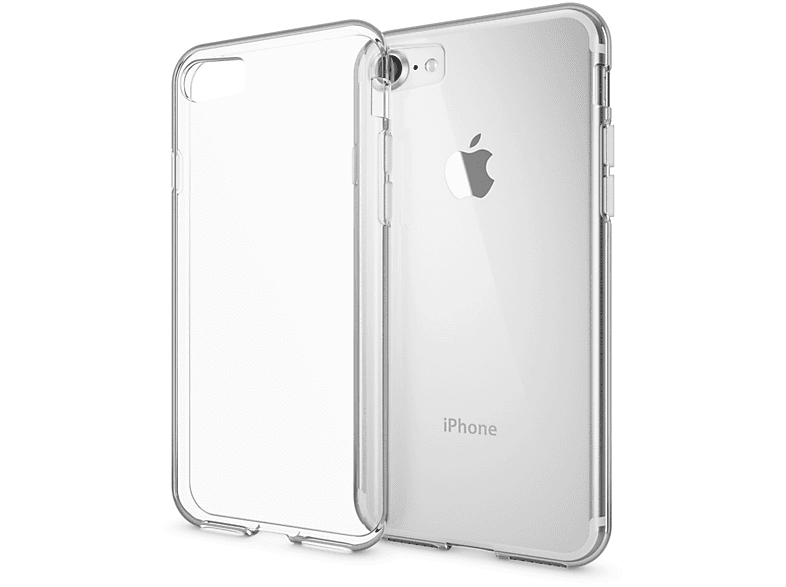 NALIA Klar Transparente Silikon Hülle, Backcover, Apple, iPhone 7 iPhone 8 iPhone SE (2020), Transparent
