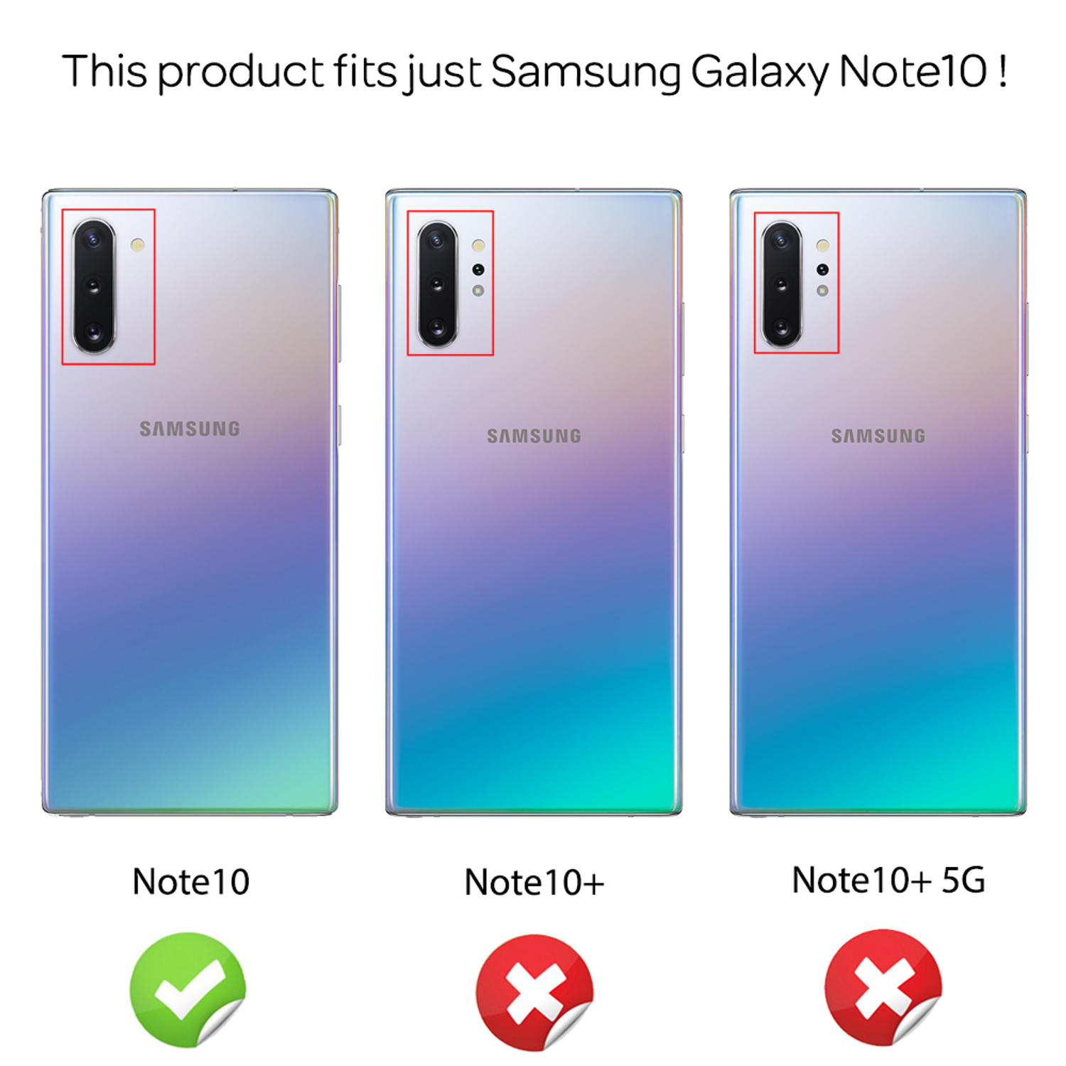 NALIA Motiv Silikon Samsung, Note Galaxy 10, Mehrfarbig Hülle, Backcover
