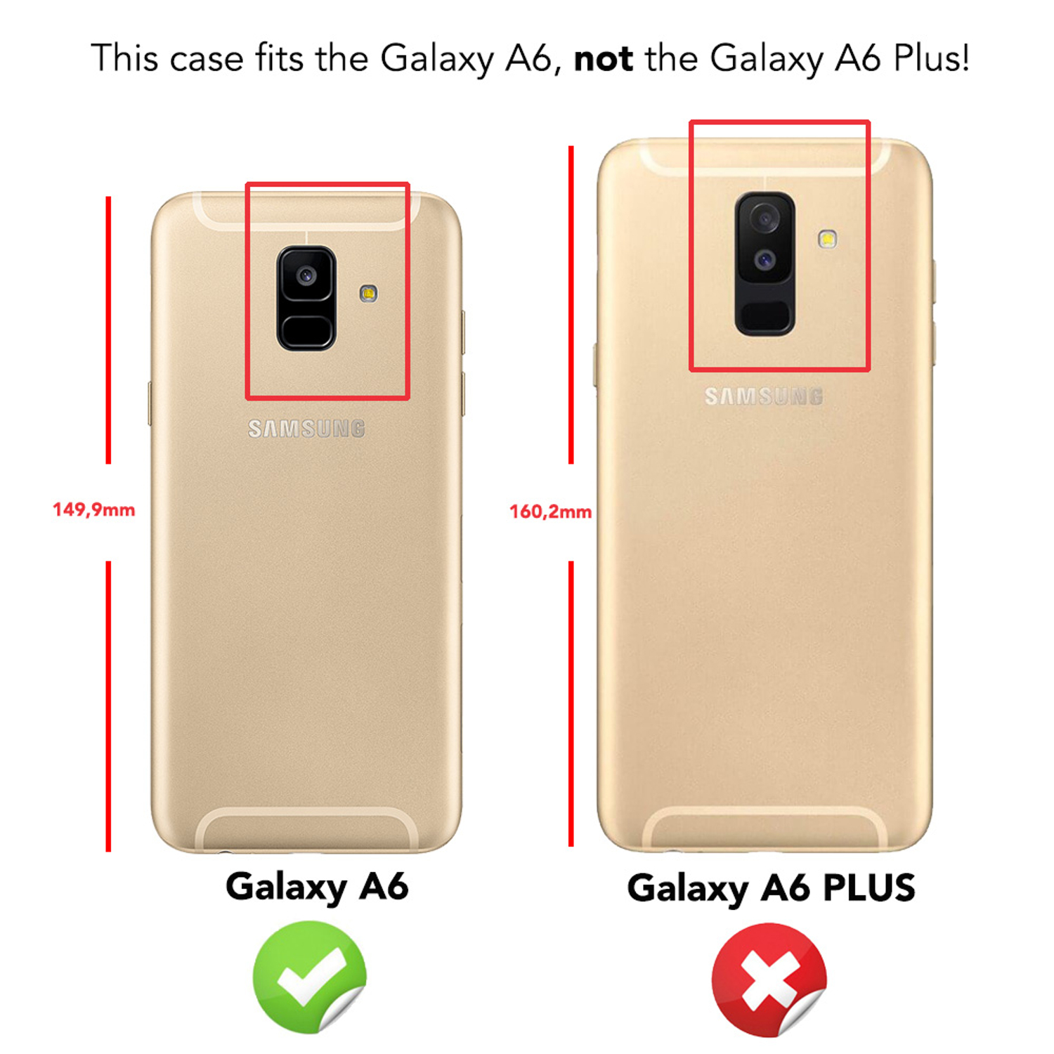 A6, Samsung, Galaxy Backcover, NALIA Hülle, Motiv Mehrfarbig