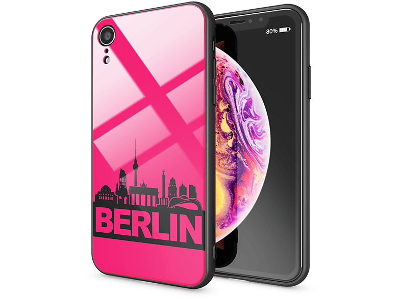 NALIA Motiv Hülle, Backcover, iPhone XR, Mehrfarbig Apple