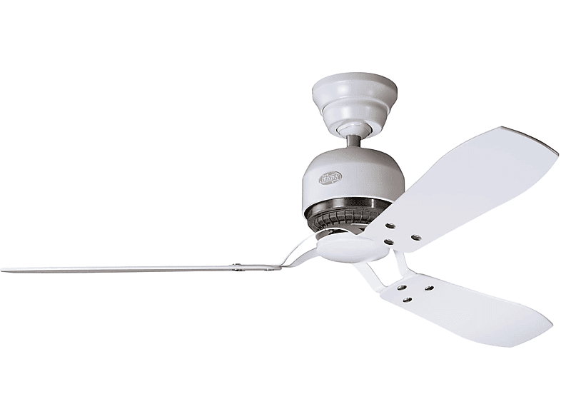 HUNTER FANS Industrie II Deckenventilator Weiß (65 Watt) MediaMarkt