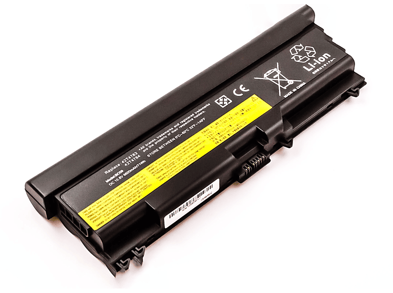 11.1 kompatibel AGI 42T4802 mAh Lenovo Volt, Li-Ion mit Li-Ion, Notebookakku, Akku 6600