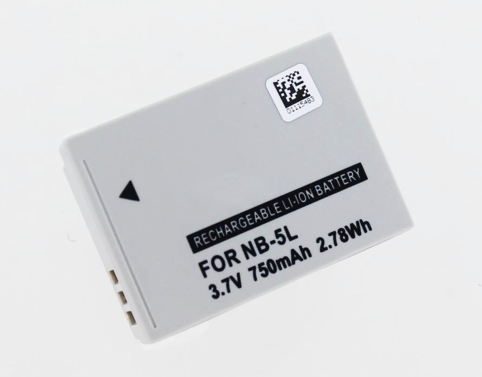 PowerShot S100 Digitalkameraakku, mAh 650 Akku Li-Ion Li-Ion, 3.7 (NB-5L) kompatibel AGI Canon Volt, mit