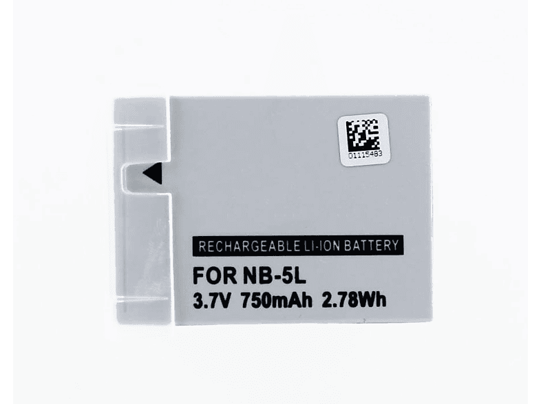 AGI Akku kompatibel mit Nordmende Volt, 3.7 01 mAh 650 Nordcam Li-Ion, Camcorderakku, Li-Ion