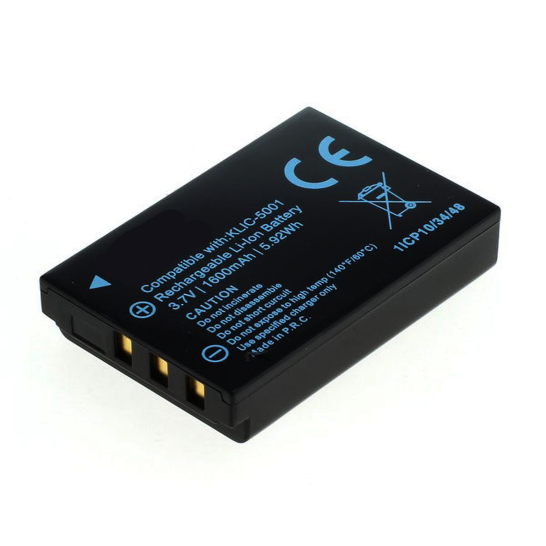 AGI Akku kompatibel mit 3.7 Volt, Sanyo VPC-WH1 1400 Li-Ion mAh Xacti Camcorderakku