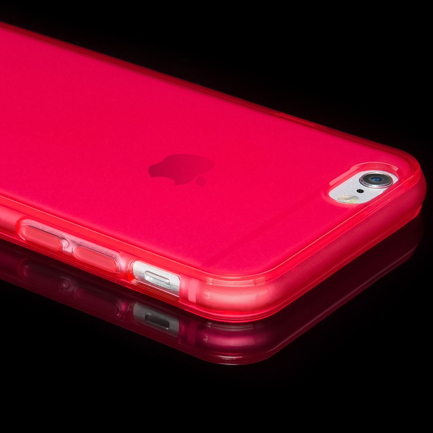 Rot Klare iPhone 6 NALIA Apple, Silikon 6s, Hülle, iPhone Backcover,