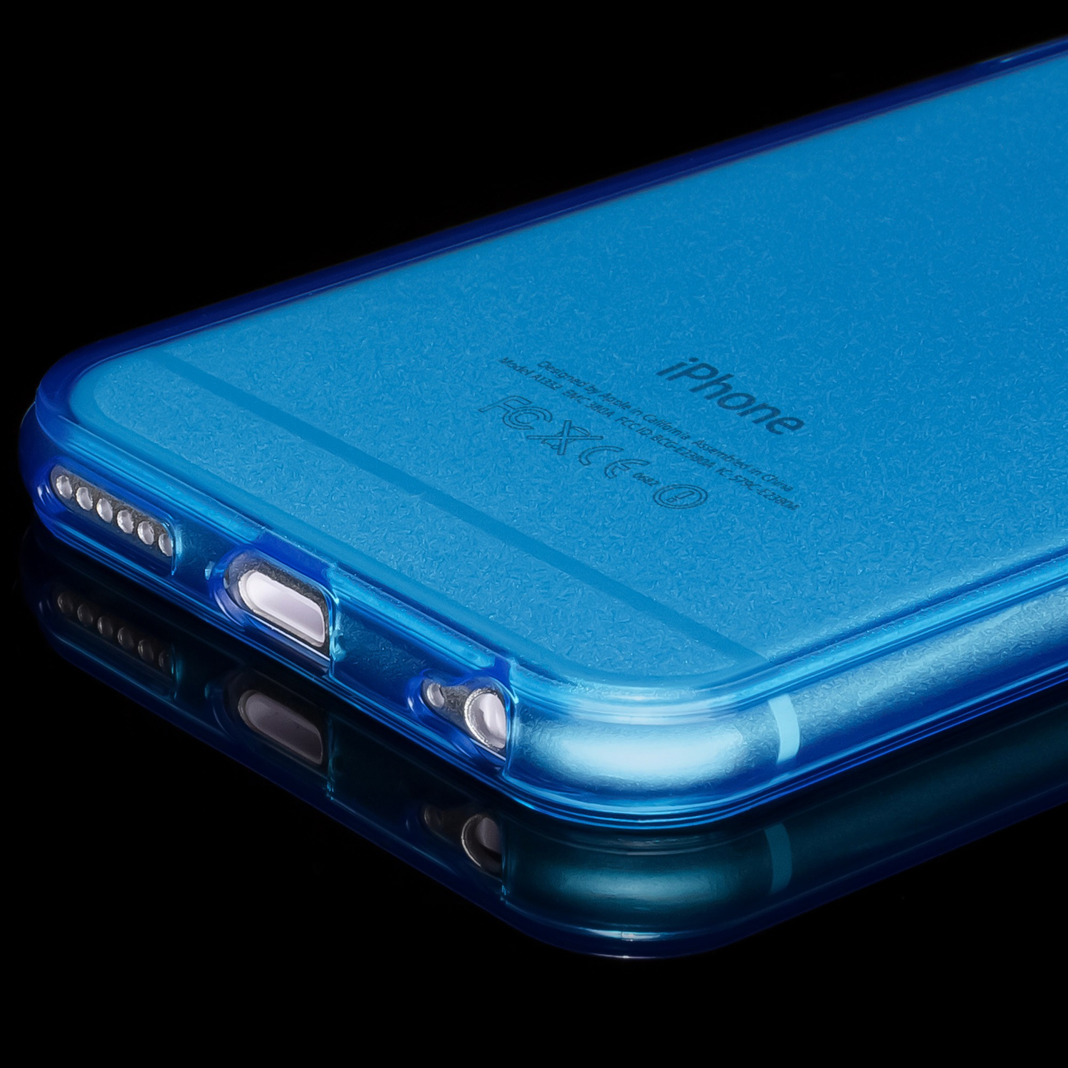 NALIA Klare 6 Backcover, iPhone Apple, iPhone 6s Blau Hülle, Silikon Plus Plus