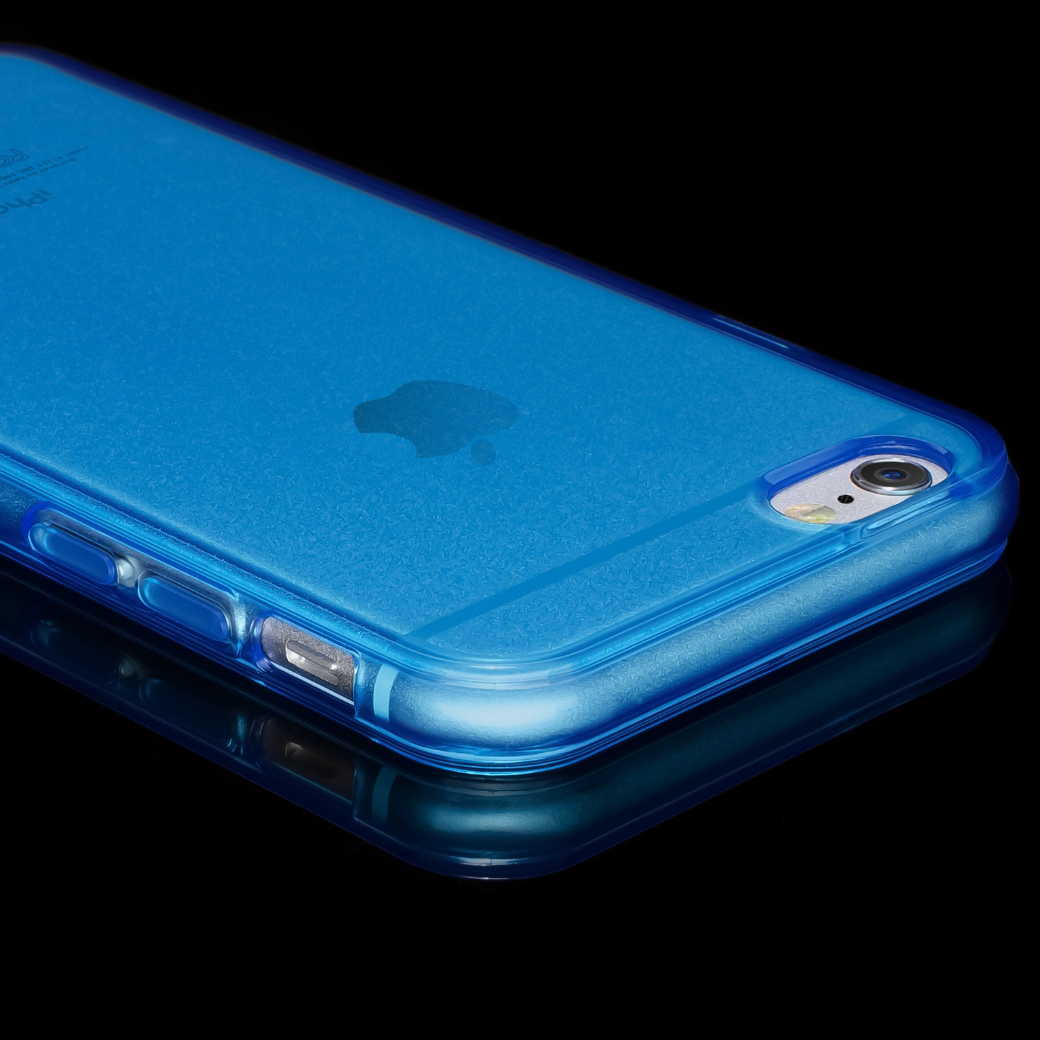 NALIA Klare Silikon iPhone Plus, Hülle, Backcover, 6s Apple, Blau 6 Plus iPhone