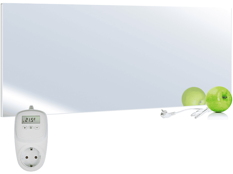 Spiegel TH10 + VIESTA Infrarotheizung Watt) (700,00 Infrarotheizung H700-SP Thermostat