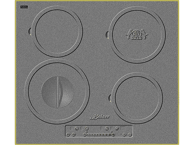 4 cm breit, 6705 (59 Induktionskochfeld Kochfelder) Herd/2 KAISER KCT RI