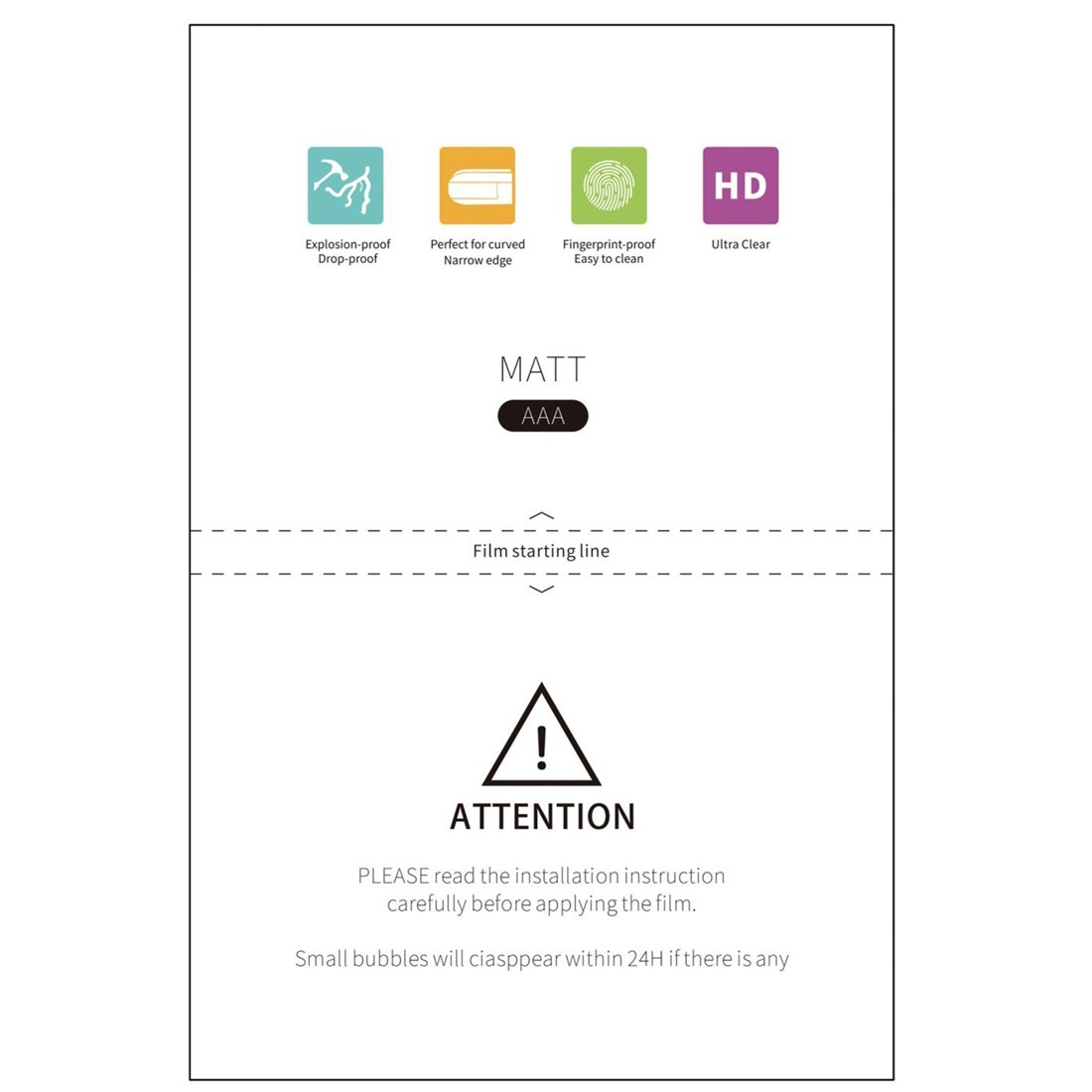 Hydrogel S21 SCREENSAFE protective Plus) Matt (AAA) - Folie Samsung Display film(für Galaxy
