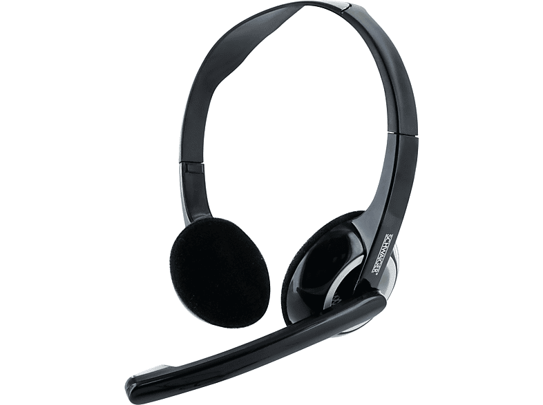 SCHWAIGER -HS1000 013-, Headset PC On-ear schwarz