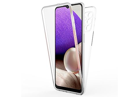 NALIA Klare 360 Grad Hülle, Backcover, Samsung, Galaxy A32 5G, Transparent