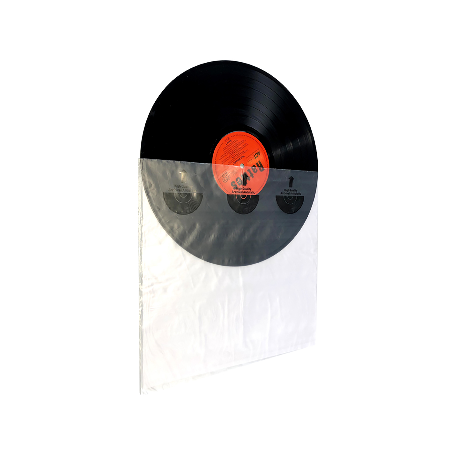 & 7EVEN Schallplatten Quality High HDPE LP-Innenhülle Reispapier Schallplatten Innenhülle