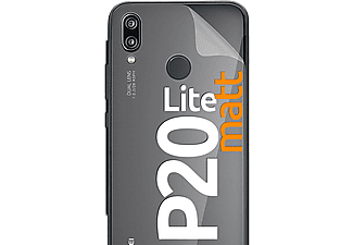 SMART ENGINEERED 2x Matte Schutzfolie Rückseite - 3D Schutzfolie(für Huawei P20 Lite)