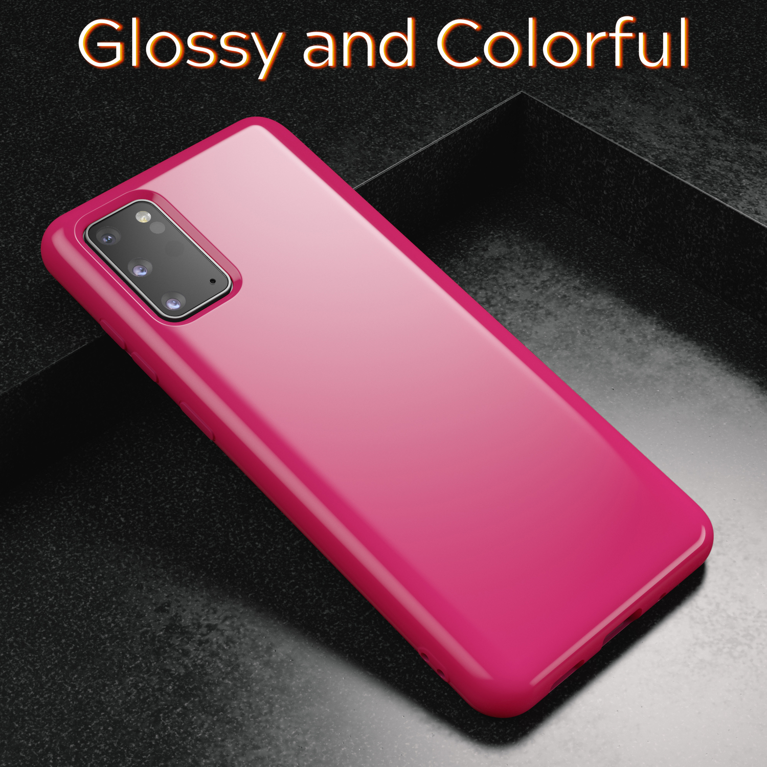 Silikon Backcover, Samsung, Hülle, Pink NALIA Galaxy S20,