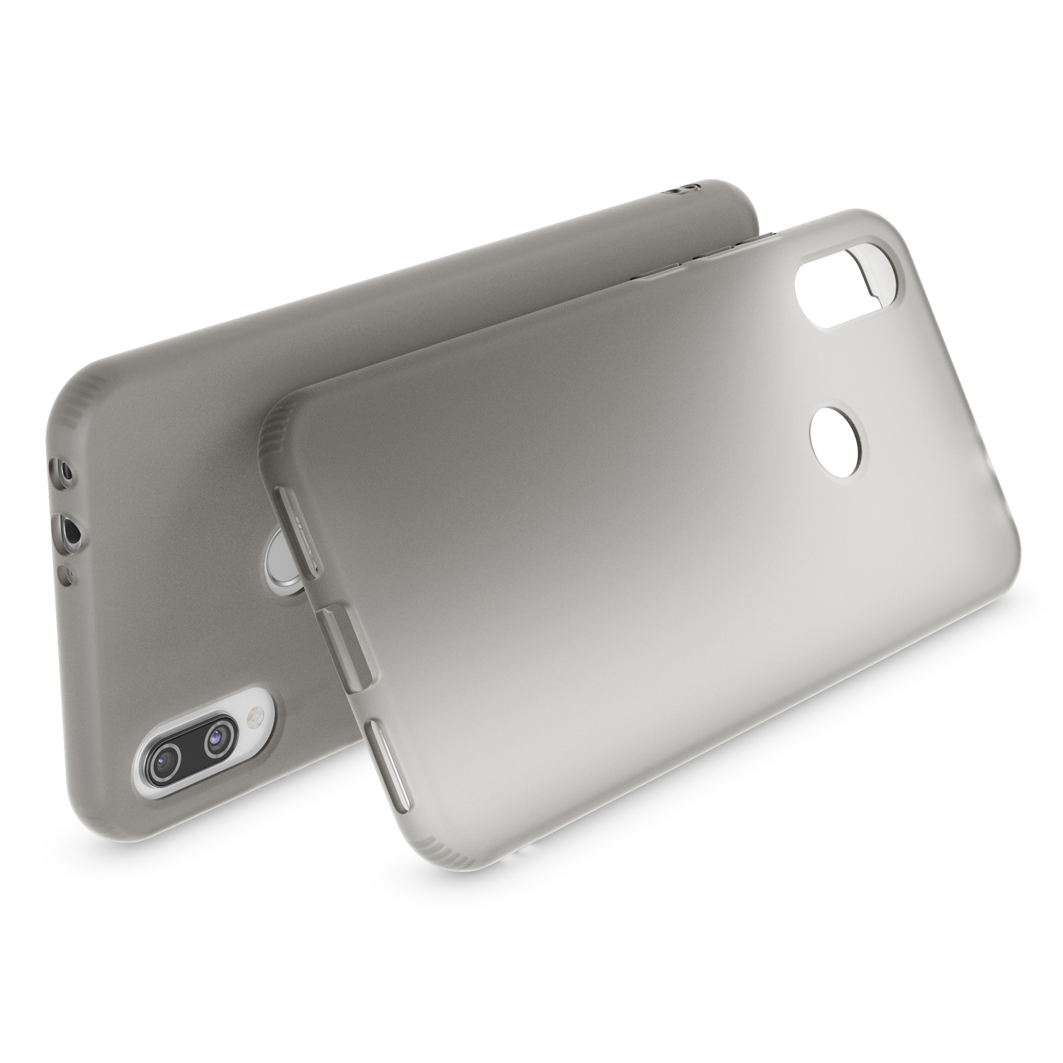 Semi-Transparente Redmi Schwarz Xiaomi, Note Backcover, 7, Silikon Hülle, NALIA