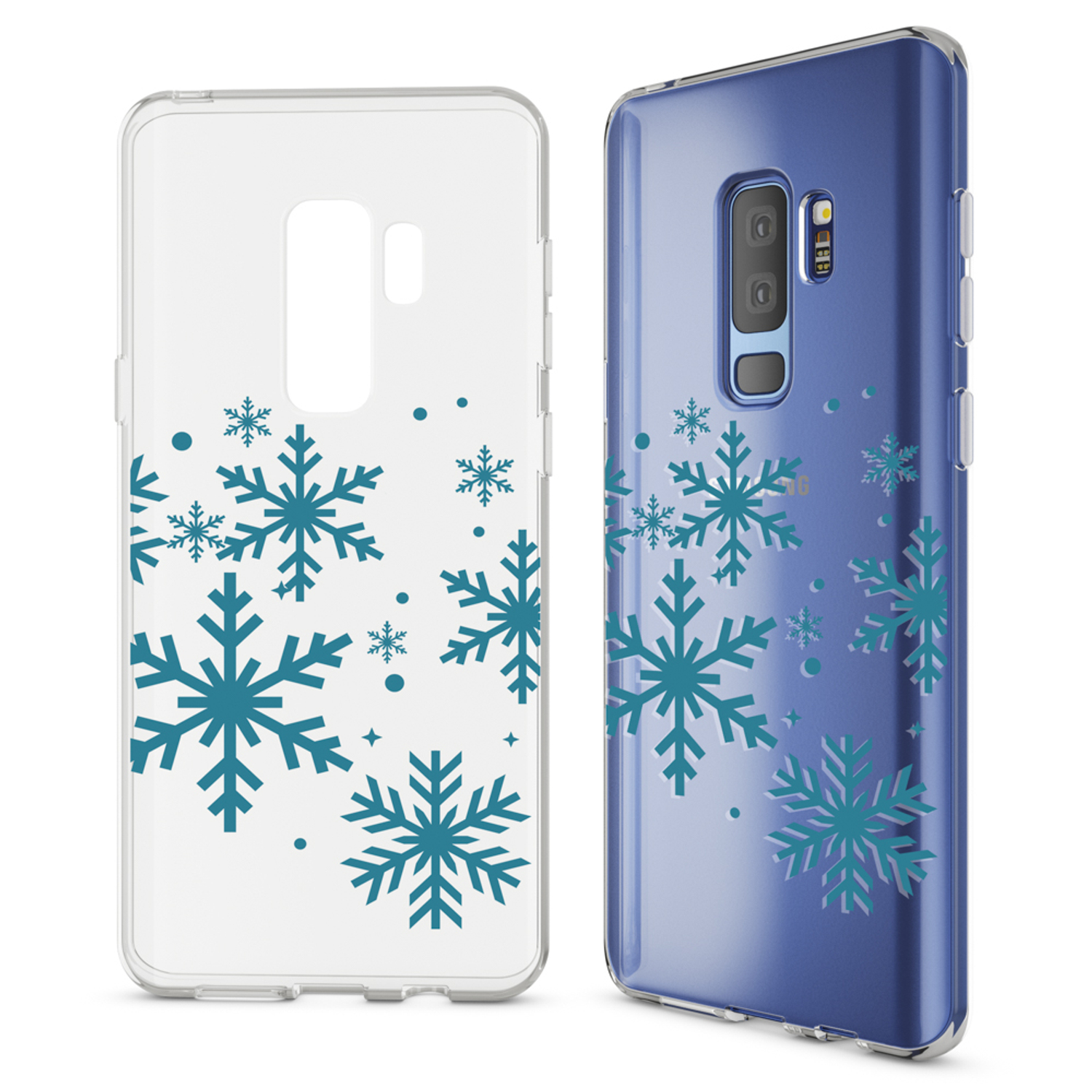 NALIA Motiv Silikon Hülle, Samsung, S9 Mehrfarbig Plus, Galaxy Backcover
