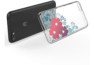 NALIA Motiv Silikon Hülle, Backcover, Huawei, Y5 (2018), Mehrfarbig
