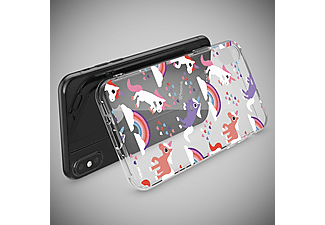 NALIA Motiv Silikon Hülle, Backcover, Apple, iPhone X iPhone XS, Mehrfarbig