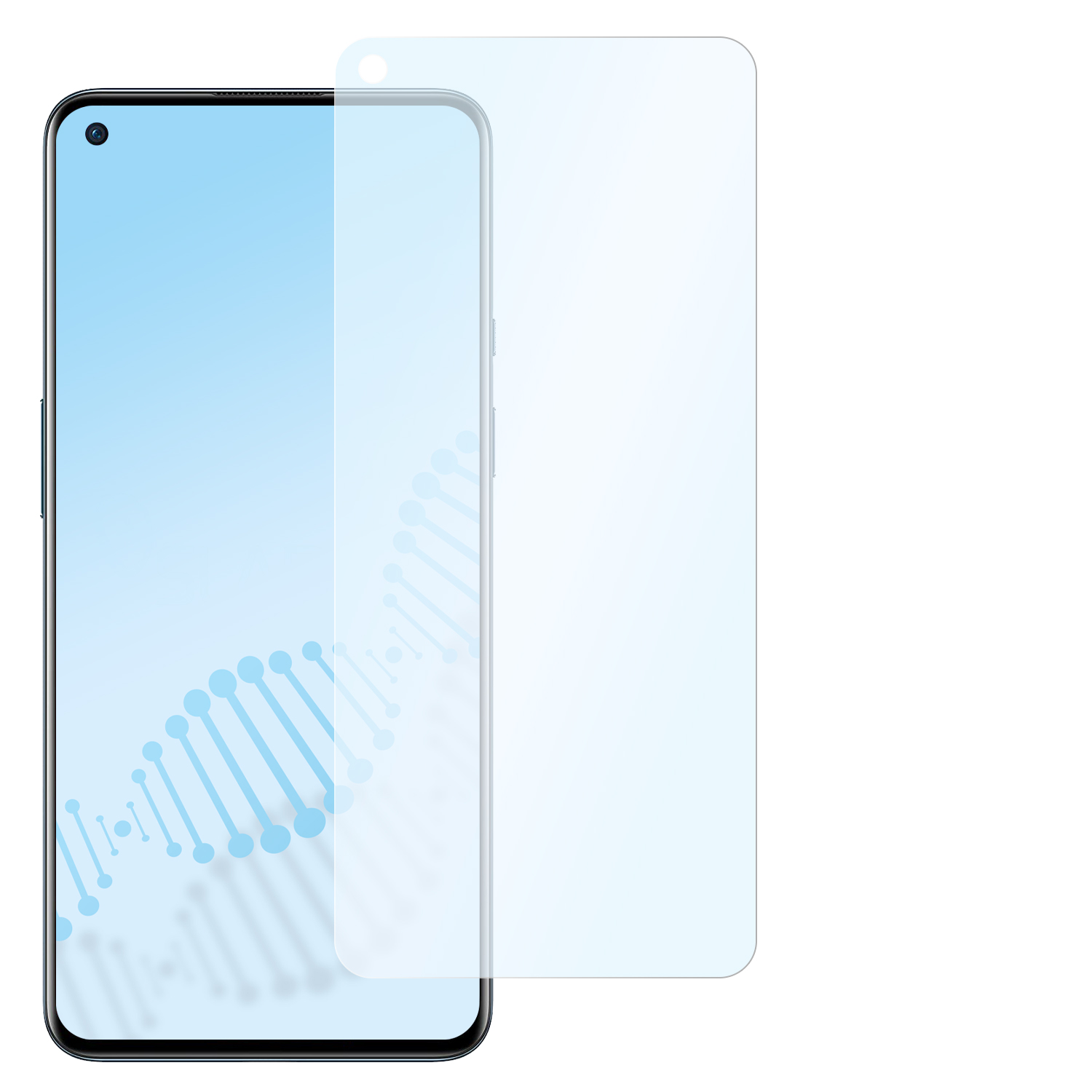 Hybridglasfolie antibakterielle Displayschutz(für SLABO flexible OnePlus 9)