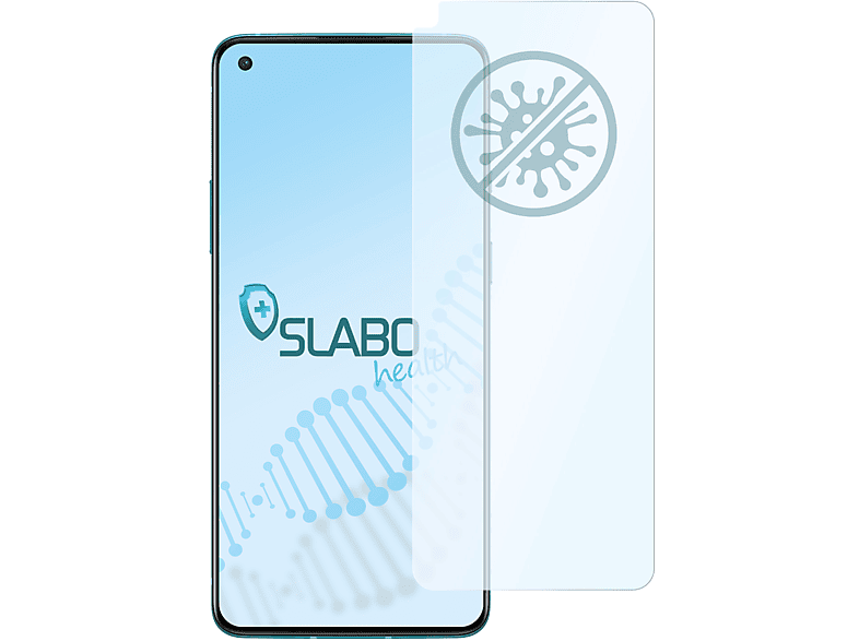 SLABO antibakterielle flexible Hybridglasfolie (5G)) Displayschutz(für 8T OnePlus