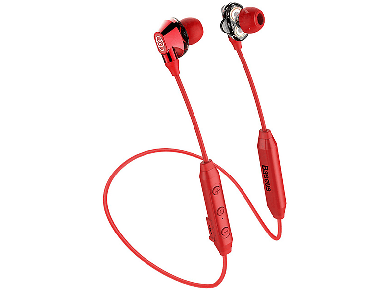 BASEUS Encok Earphone, Kopfhörer Schwarz Bluetooth In-ear S10