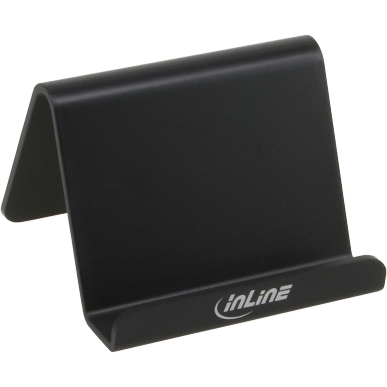 INLINE InLine® Smartphone Smartphone- Schreibtisch / Handy Tablet-Halterung, und schwarz für Regal, Halterung / / 