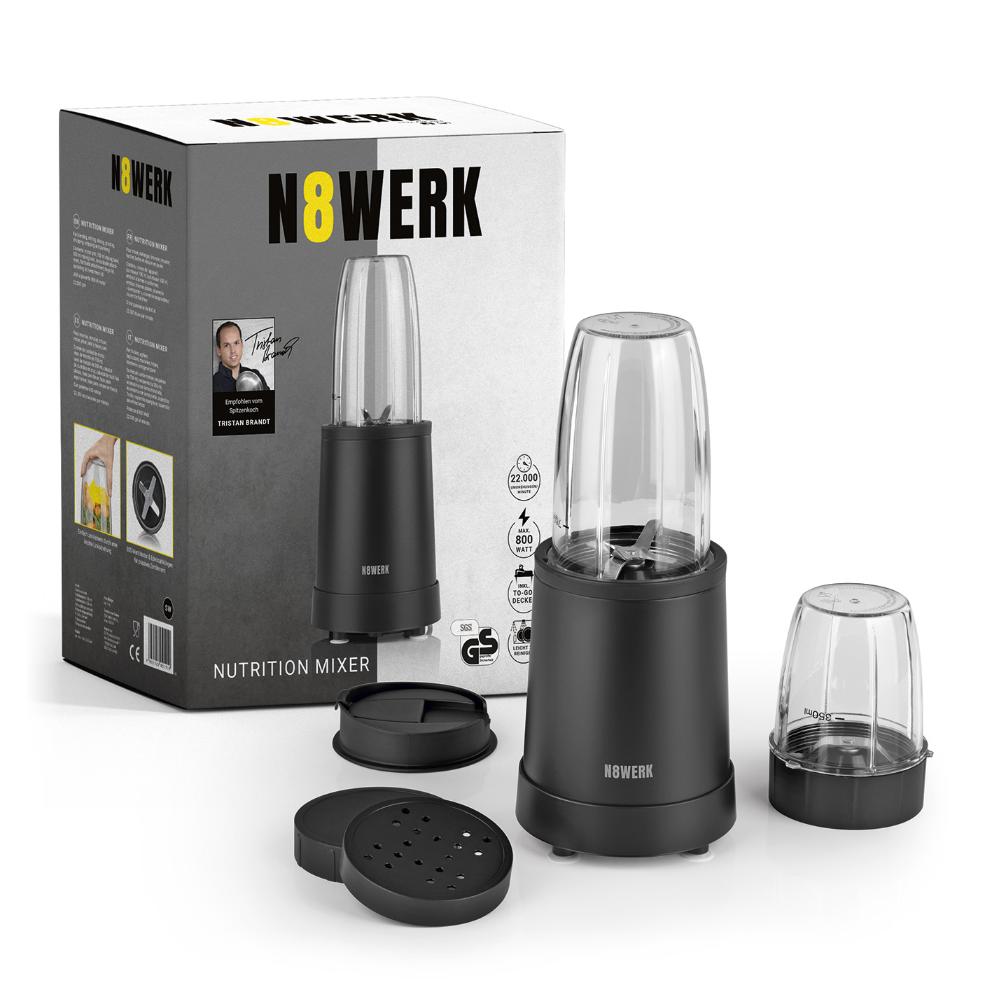 ml) Nutrition N8WERK Volt, 700.00 09191 Mixer (240,00 Schwarz