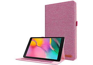 KÖNIG DESIGN Tablet Hülle für Samsung Galaxy Tab A7 Schutzcover Bookcover für Samsung Kunstleder, Rosa