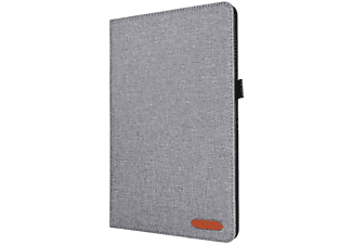 KÖNIG DESIGN Tablet Hülle für Samsung Galaxy Tab A7 Schutzcover Bookcover für Samsung Kunstleder, Grau