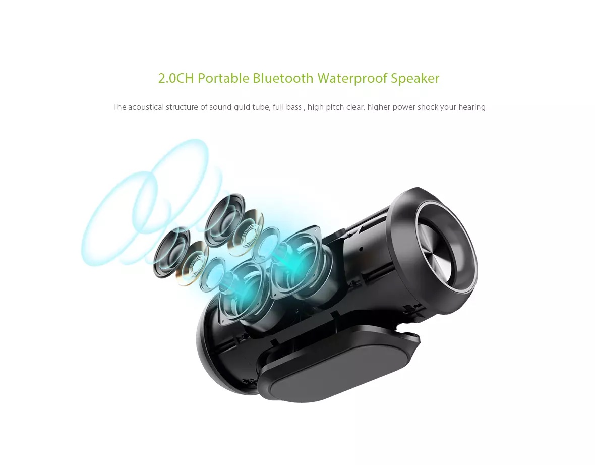 M2-TEC Musikbox, BoomBox Bluetooth Schwarz Lautsprecher