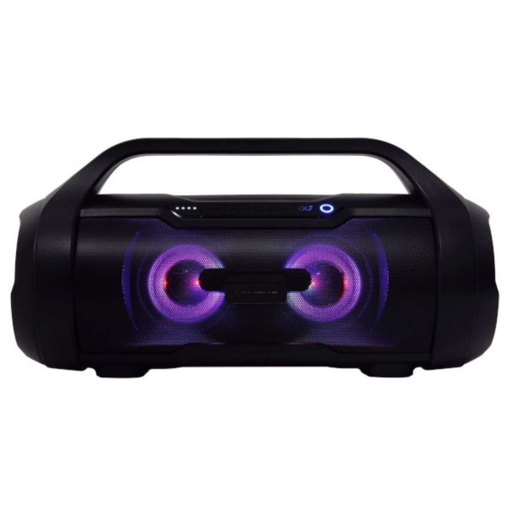 M2-TEC Musikbox, BoomBox Bluetooth Lautsprecher, Schwarz