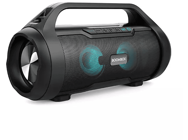 M2-TEC Musikbox, BoomBox Bluetooth Schwarz Lautsprecher