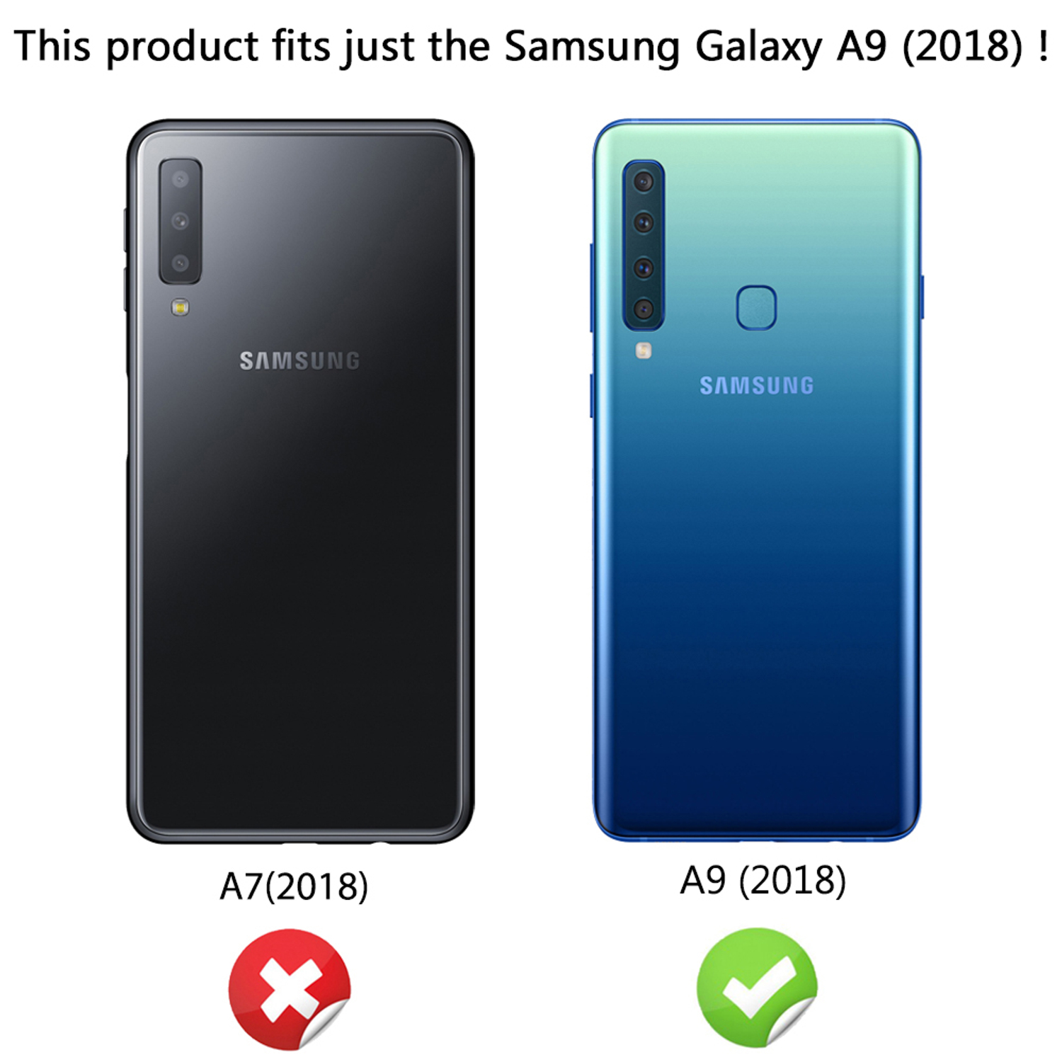 Glitzer Backcover, (2018), Pink NALIA A9 Samsung, Galaxy Hülle,