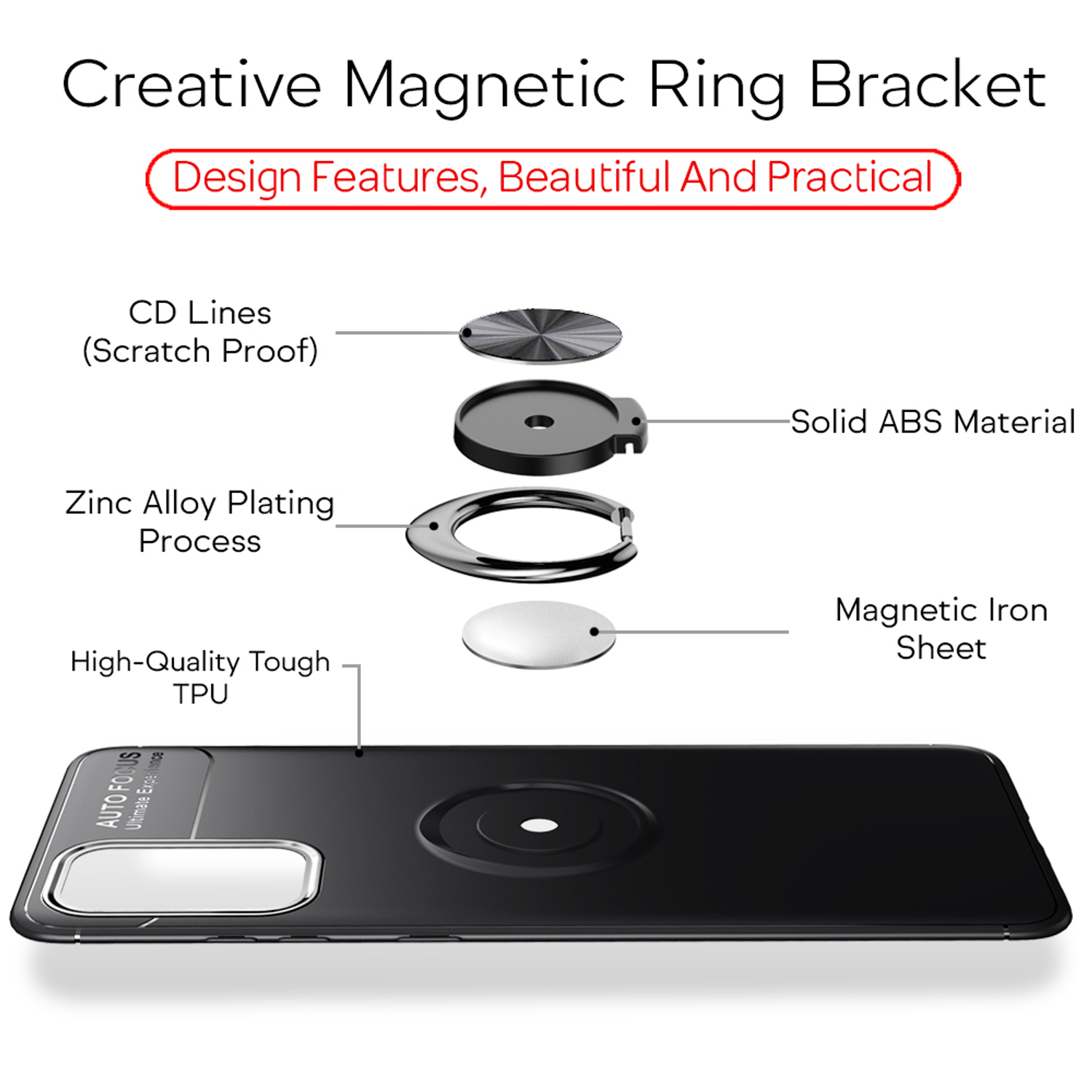 NALIA Matte Ring Silikon Hülle, S20 Backcover, Galaxy Plus, verfügbar Samsung, Nicht