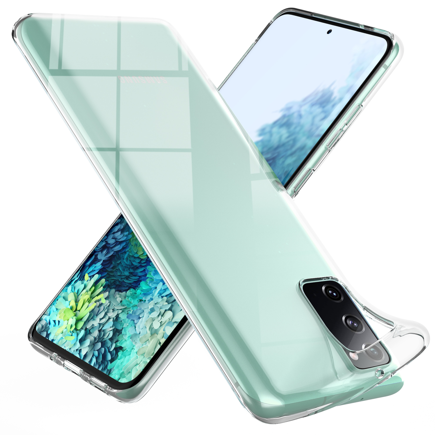 FE, Hülle, Transparente NALIA Backcover, S20 Samsung, Klar Transparent Silikon Galaxy