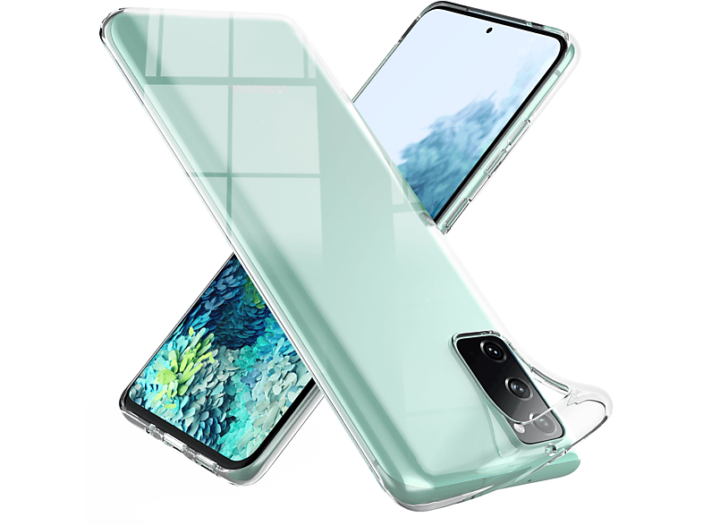 NALIA Klar Transparente Silikon Galaxy FE, S20 Samsung, Hülle, Transparent Backcover