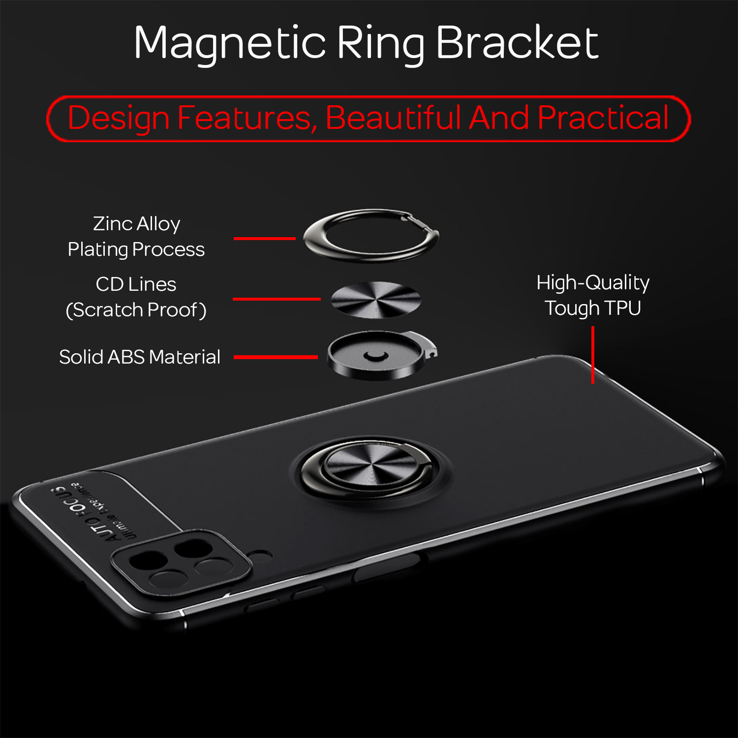 Silikon Ring NALIA Galaxy verfügbar Hülle, Backcover, Matte A12, Samsung, Nicht